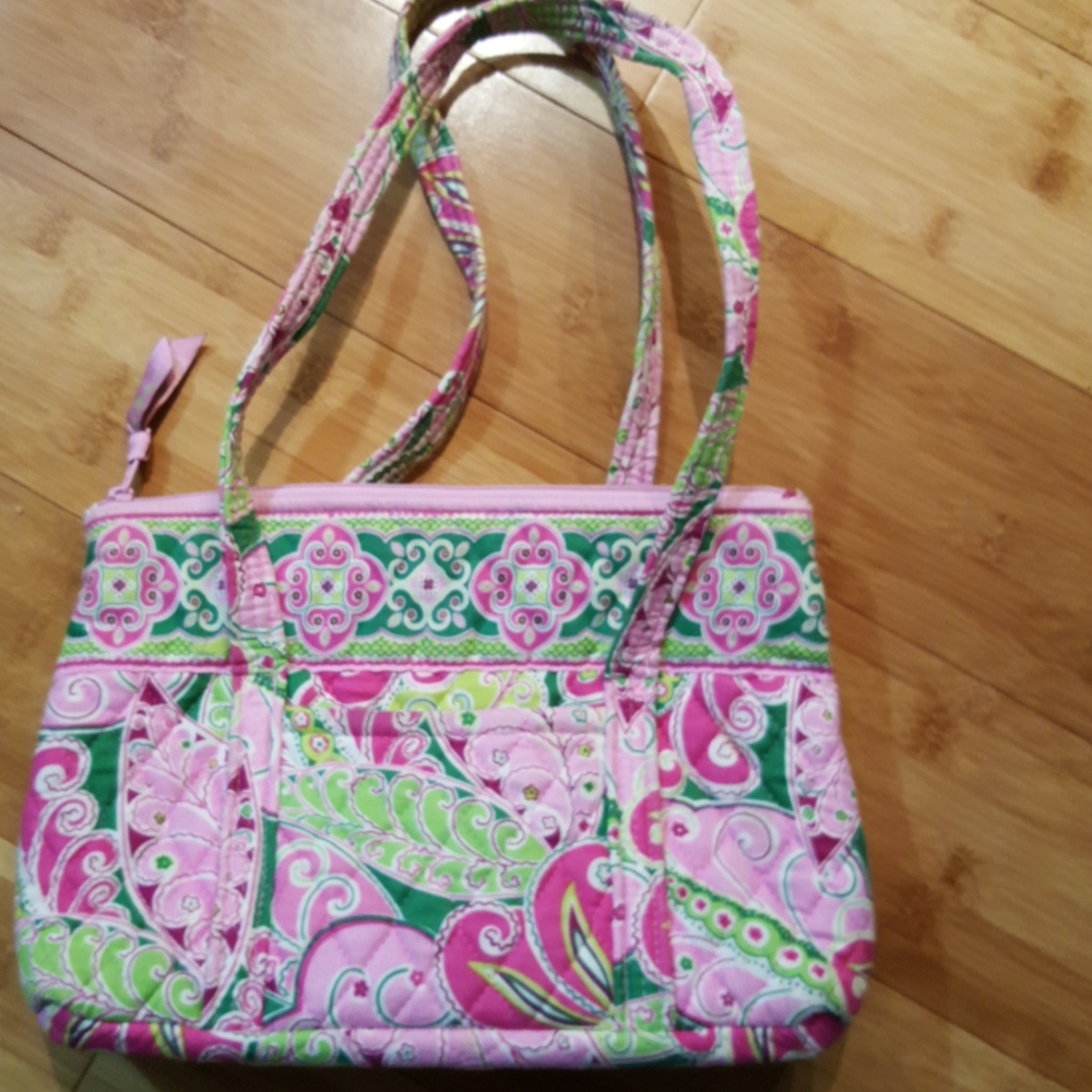 Vera Bradley On the Go Pinwheel Pink Bag